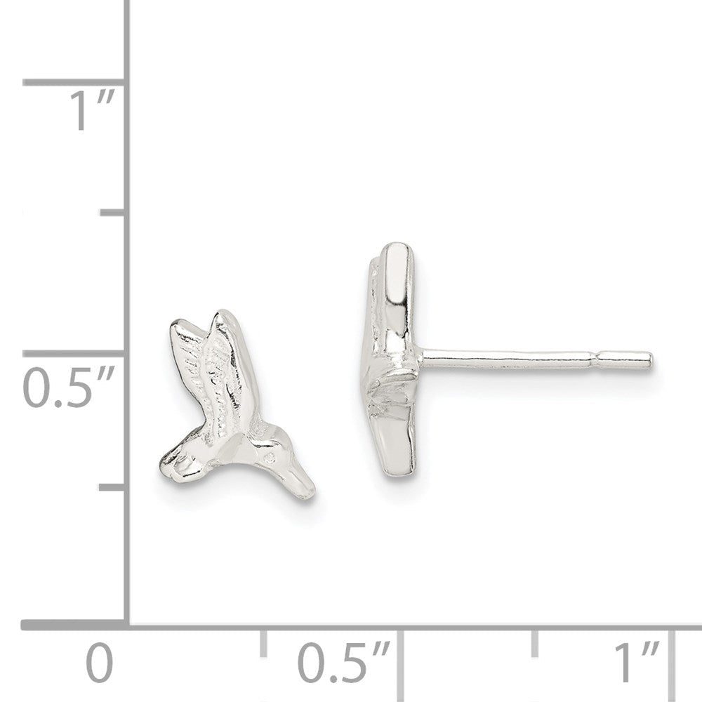 Sterlingsilber Hummingbird Ohrstecker