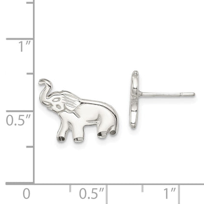 Sterlingsilber Elefant Ohrstecker