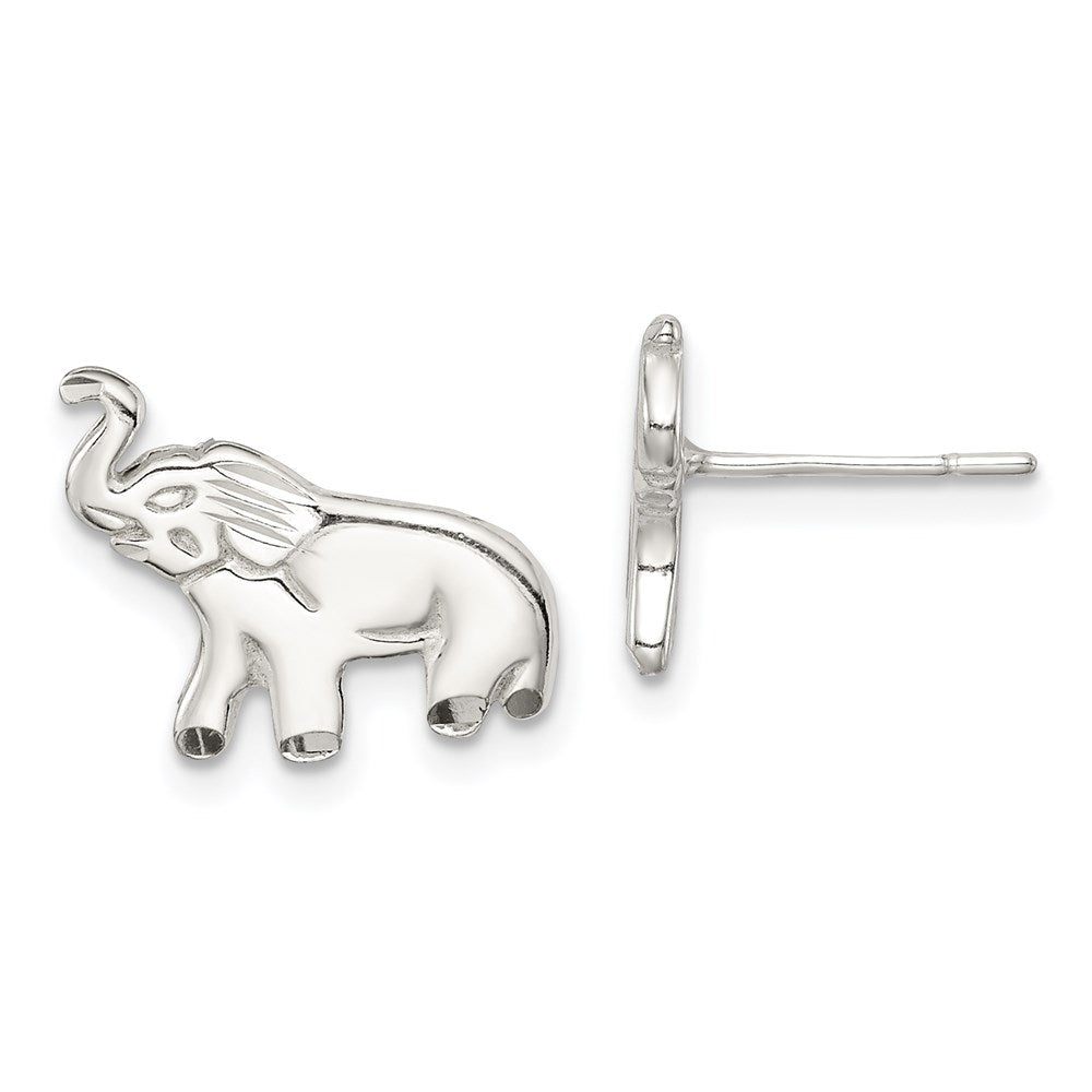 Sterlingsilber Elefant Ohrstecker