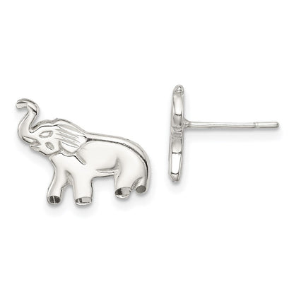 Sterlingsilber Elefant Ohrstecker