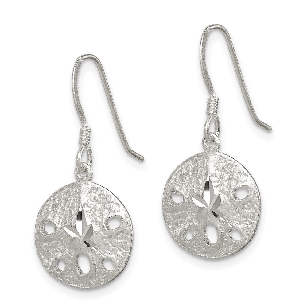 Sterlingsilber Sand Dollar Ohrringe