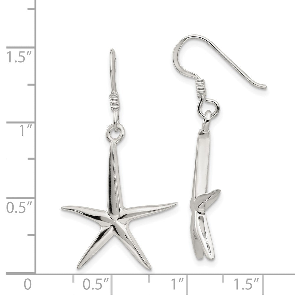 Sterlingsilber Seestern Ohrhänger