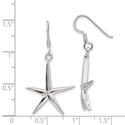 Sterlingsilber Seestern Ohrhänger