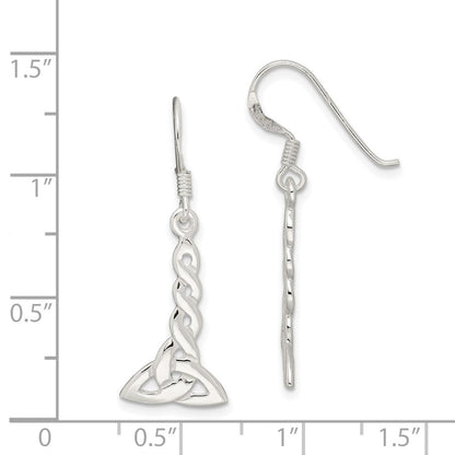 Sterlingsilber Gedreht Knoten Ohrhänger
