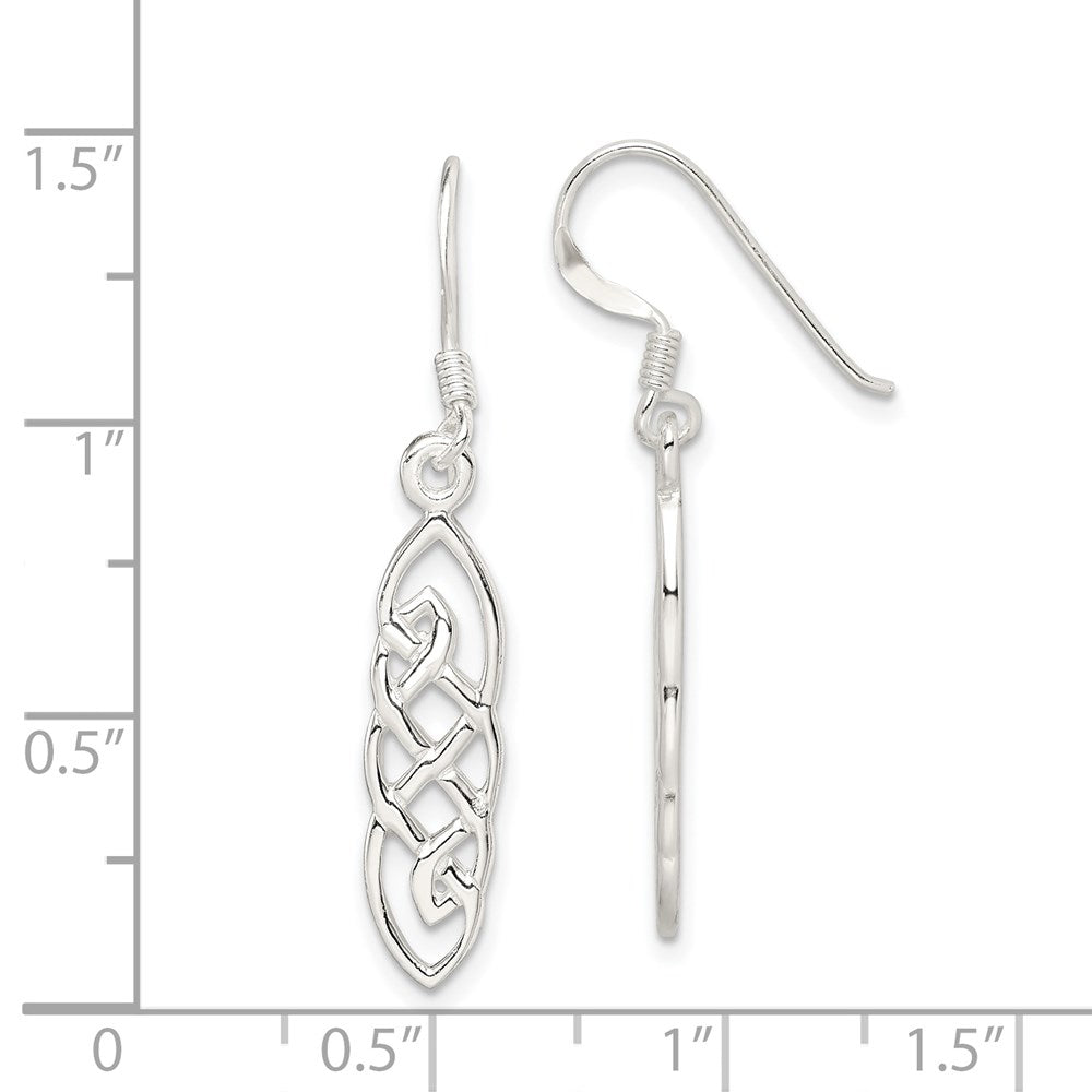 Sterlingsilber Keltisch Design Ohrhänger