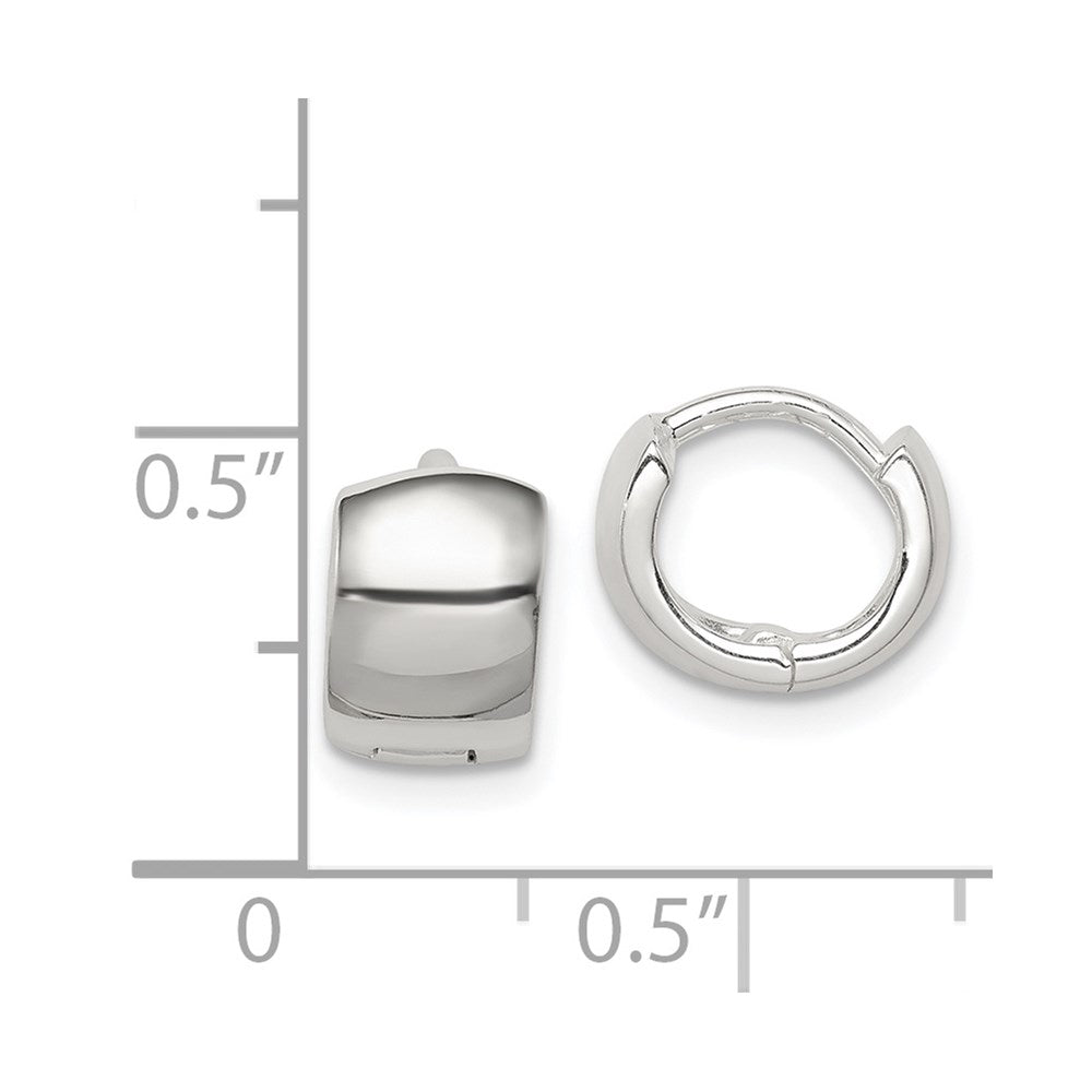 Sterlingsilber Klappbar Creolen