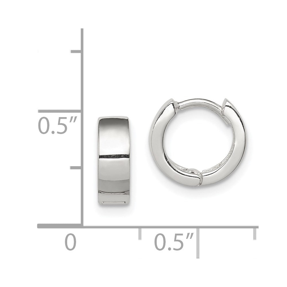 Sterlingsilber Klappbar Creolen