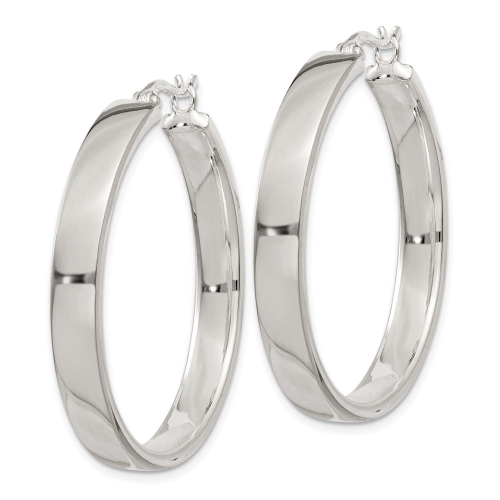 Sterlingsilber 5x31mm Creolen