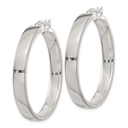 Sterlingsilber 5x31mm Creolen