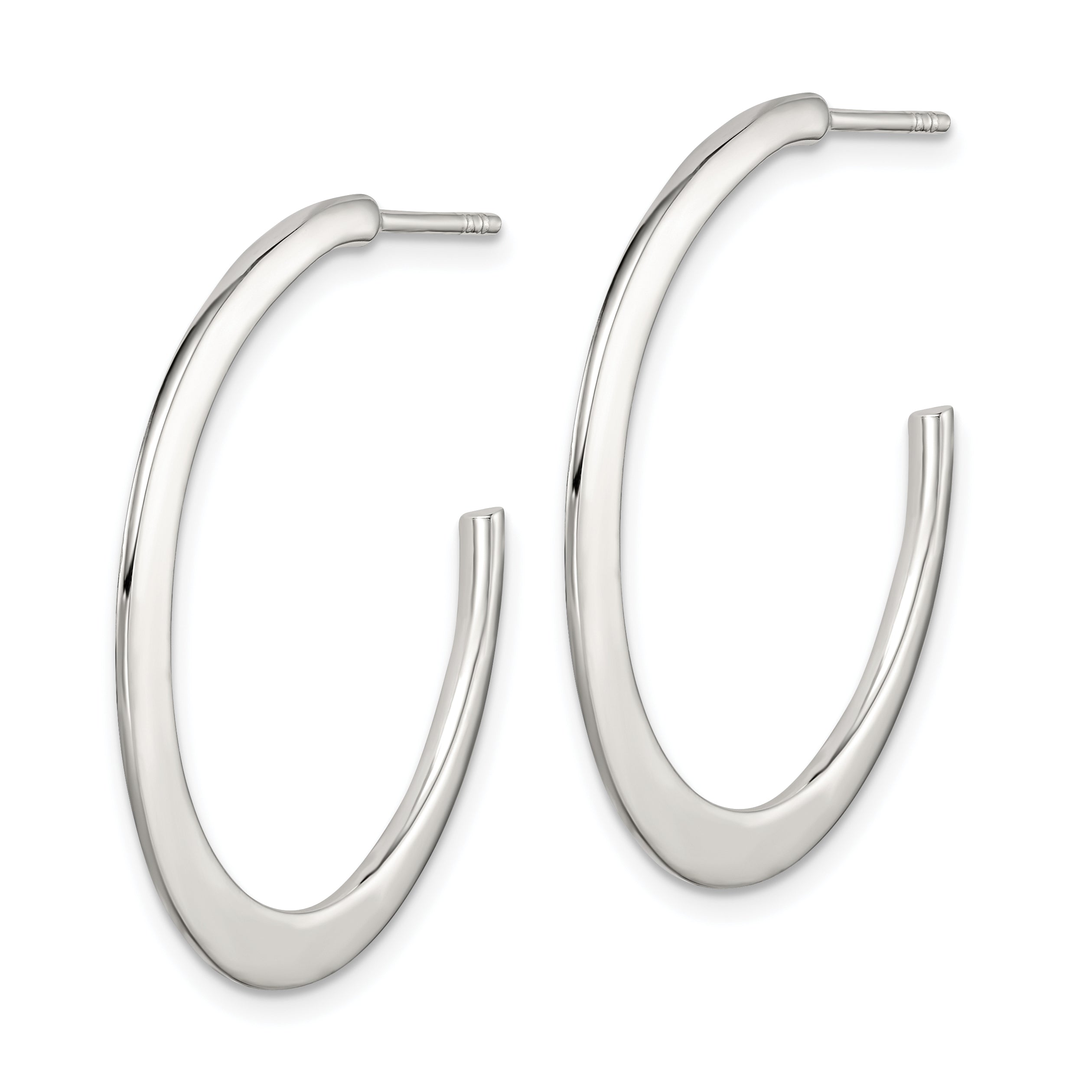 Sterlingsilber Stecker Creolen
