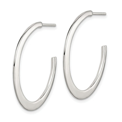 Sterlingsilber Stecker Creolen