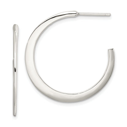 Sterlingsilber Stecker Creolen