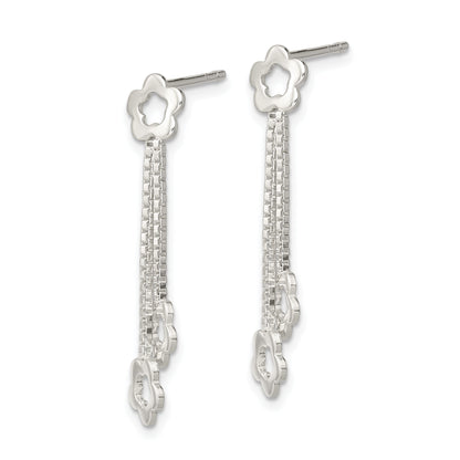 Sterlingsilber Blume Ohrhänger