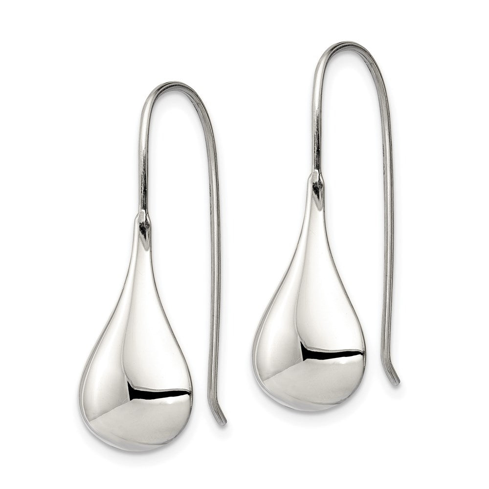 Sterlingsilber Tear Tropfen Geformt Draht Ohrringe