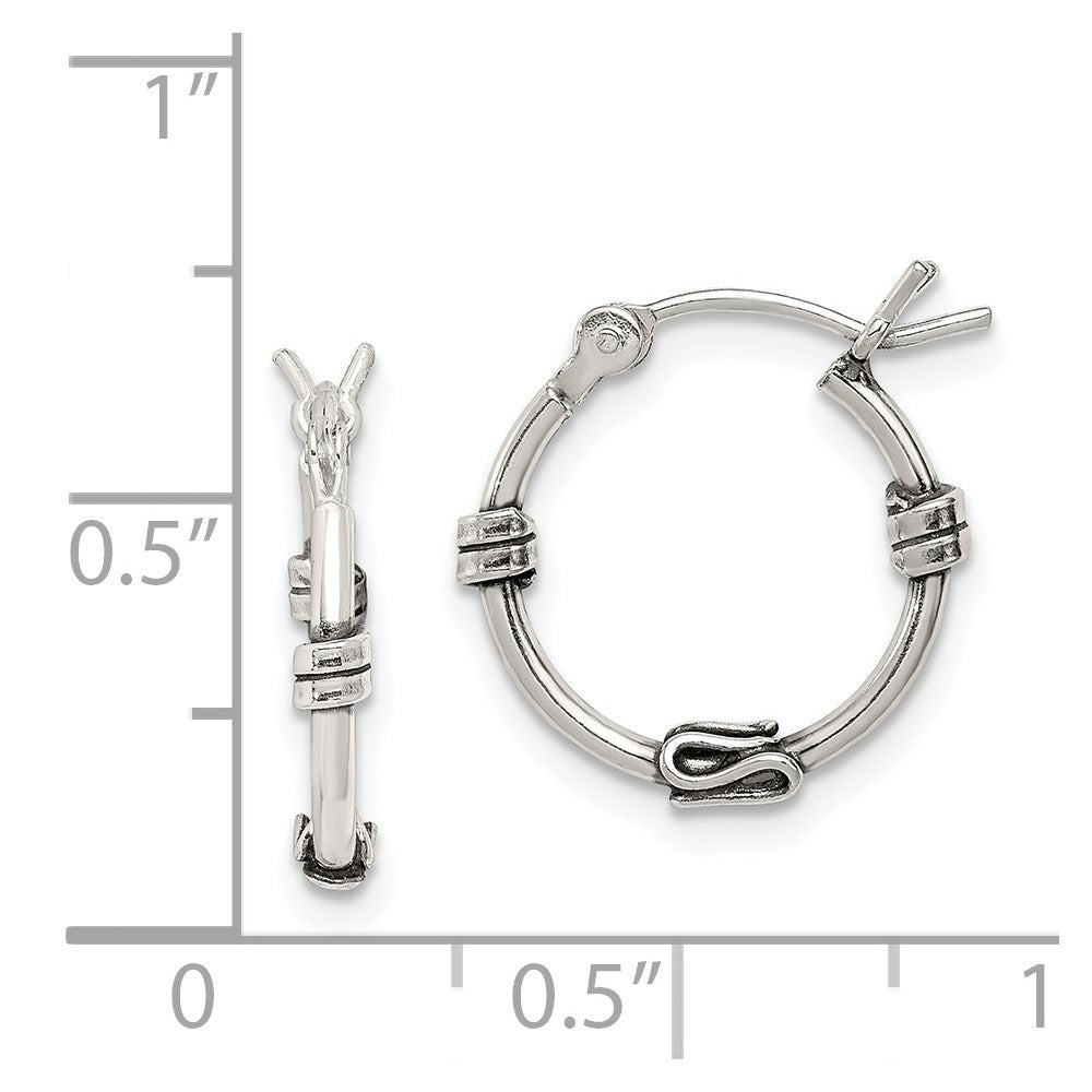 Sterlingsilber Antikisiert Fantasie Creolen