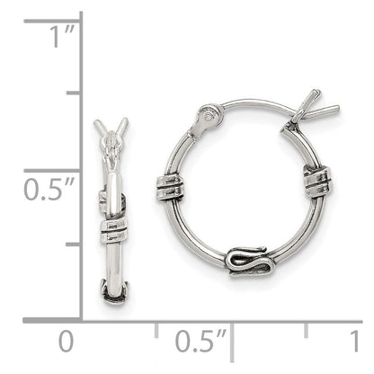Sterlingsilber Antikisiert Fantasie Creolen
