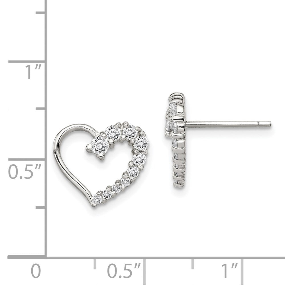 Sterlingsilber Zirkonia Journey Ohrringe
