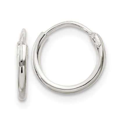 Sterlingsilber 1.3mm Creolen