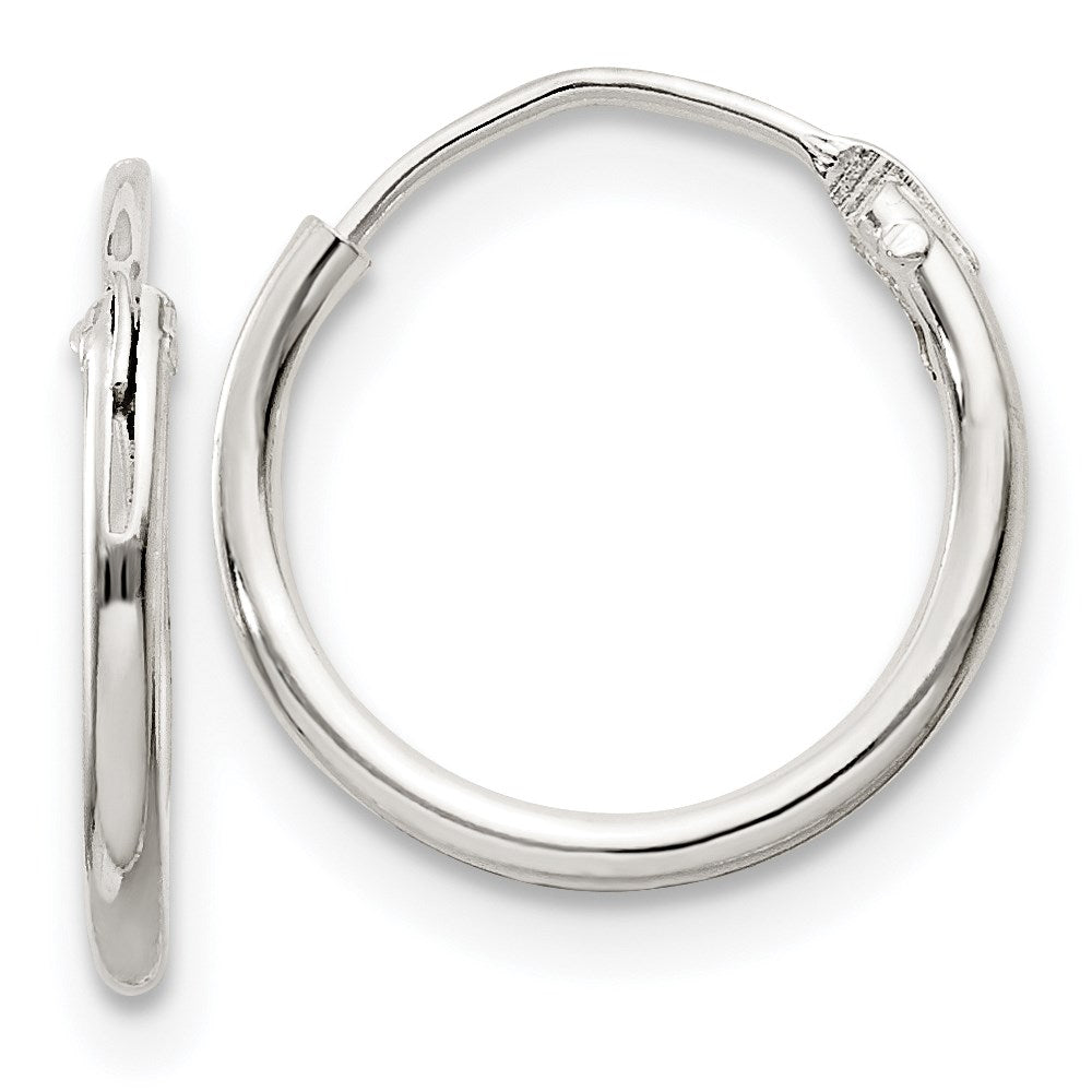 Sterlingsilber 1.3mm Creolen