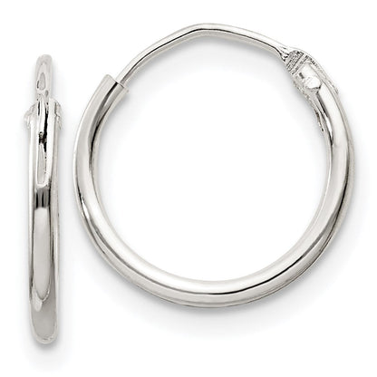 Sterlingsilber 1.3mm Creolen