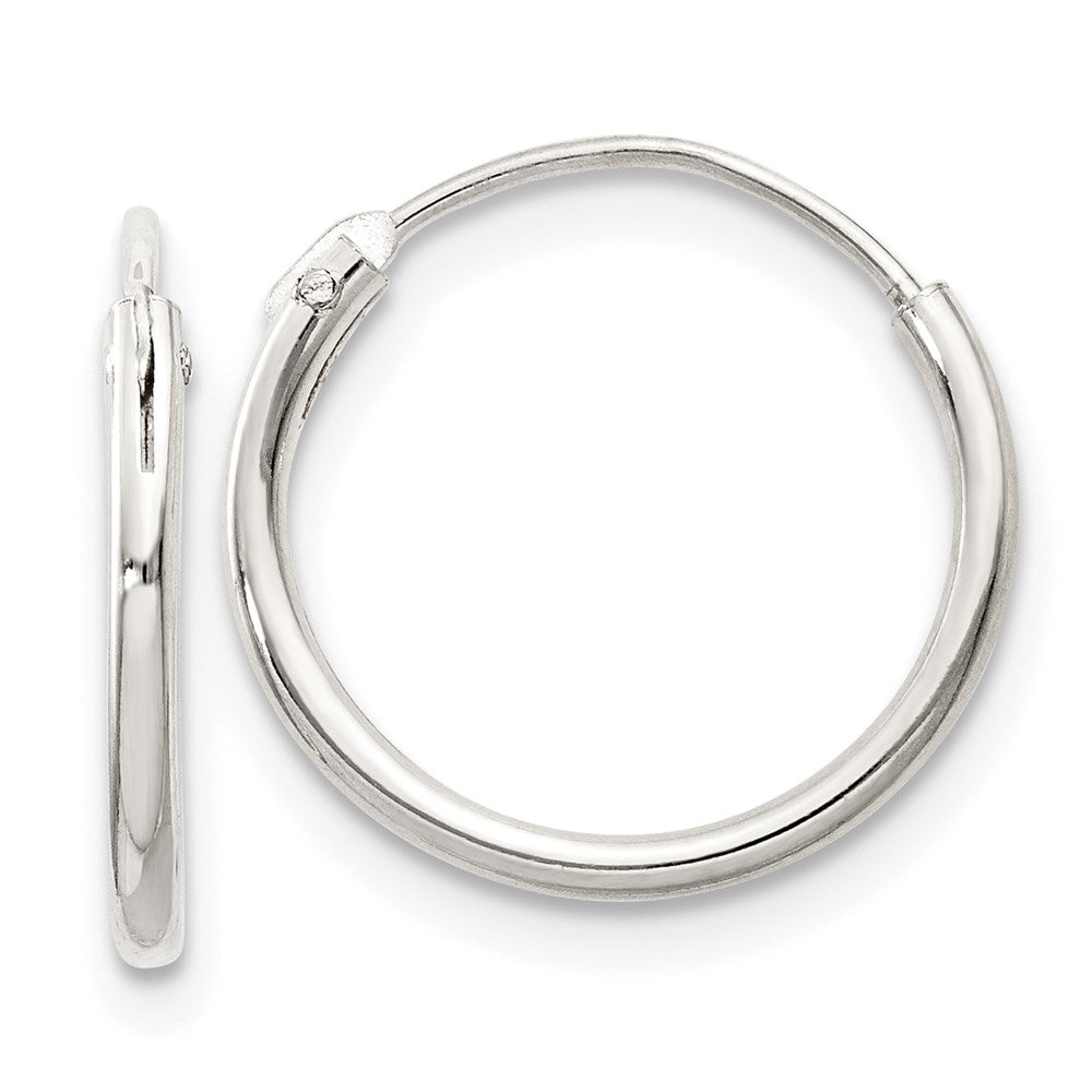 Sterlingsilber 1.3mm Creolen