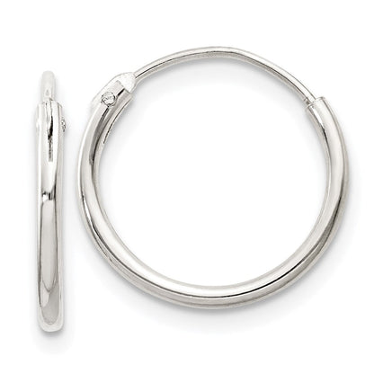 Sterlingsilber 1.3mm Creolen