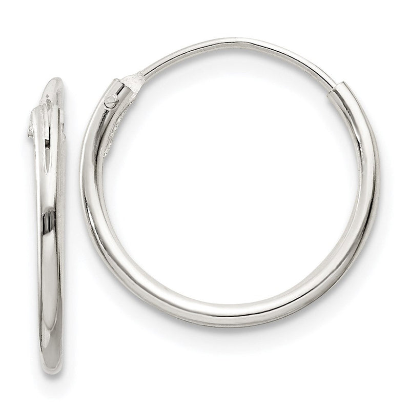 Sterlingsilber 1.3mm Creolen