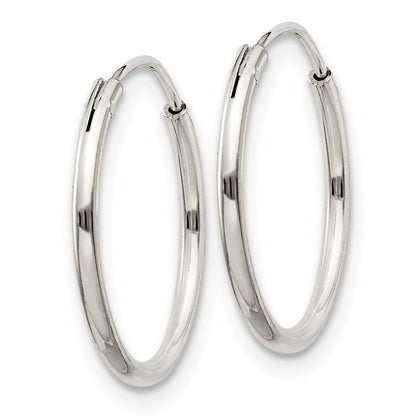 Sterlingsilber 1.3mm Creolen