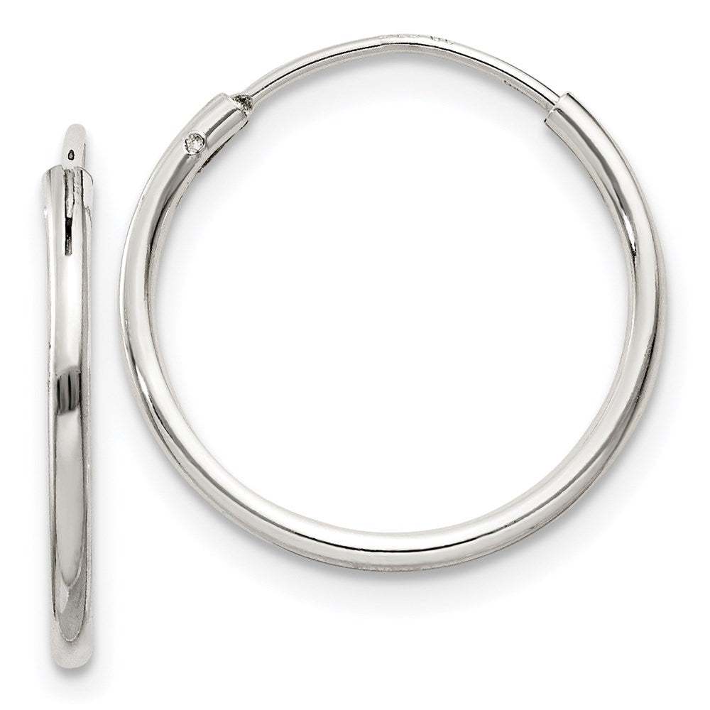 Sterlingsilber 1.3mm Creolen