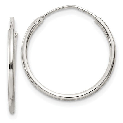 Sterlingsilber 1.3mm Creolen
