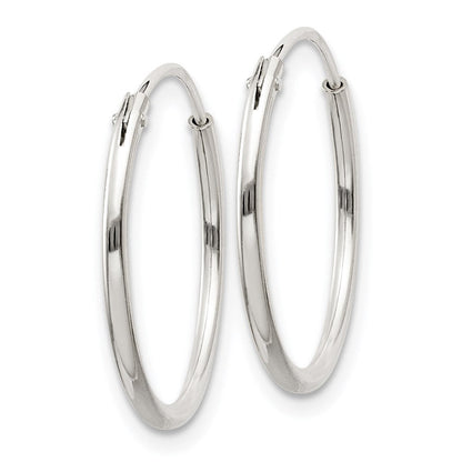 Sterlingsilber 1.3mm Creolen