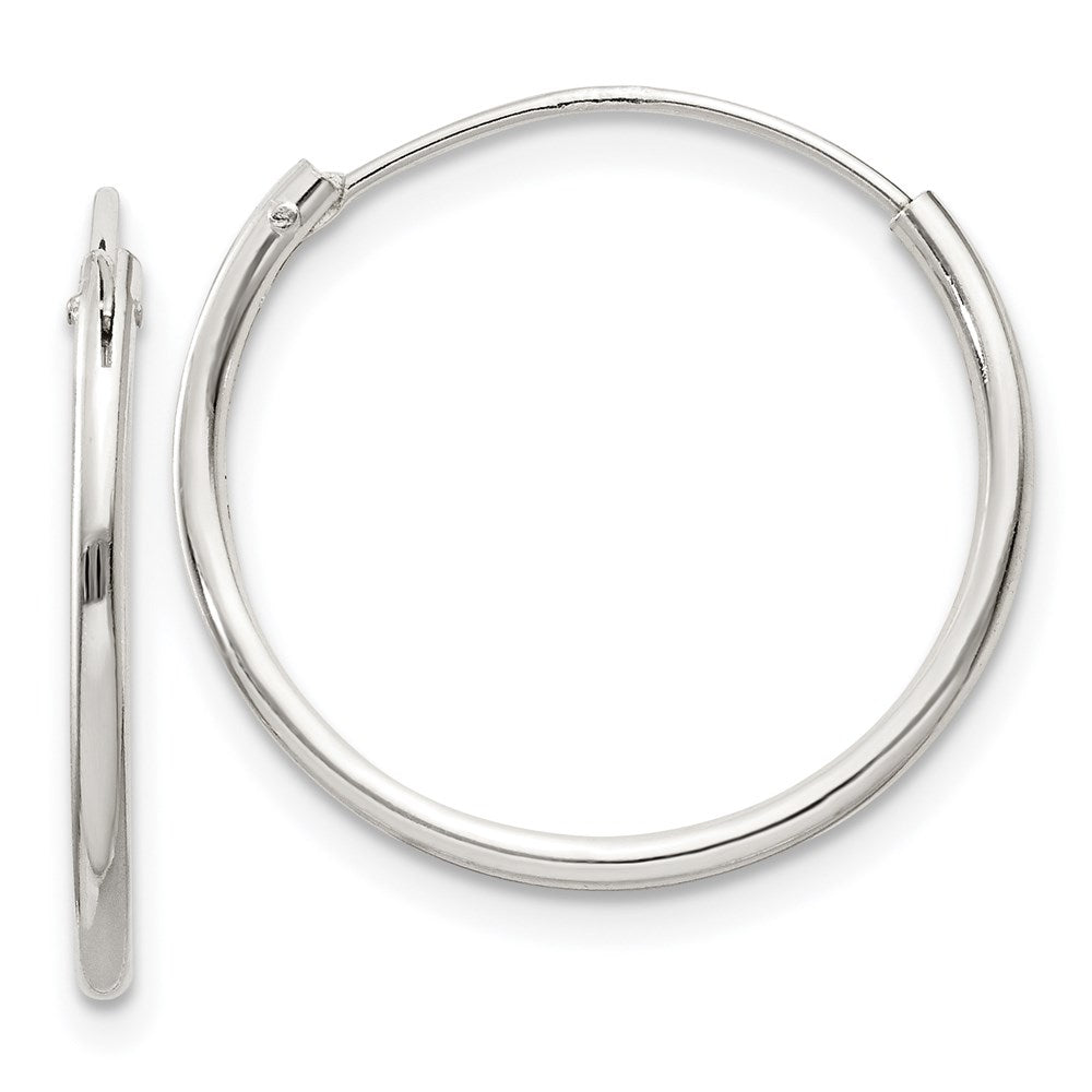 Sterlingsilber 1.3mm Creolen