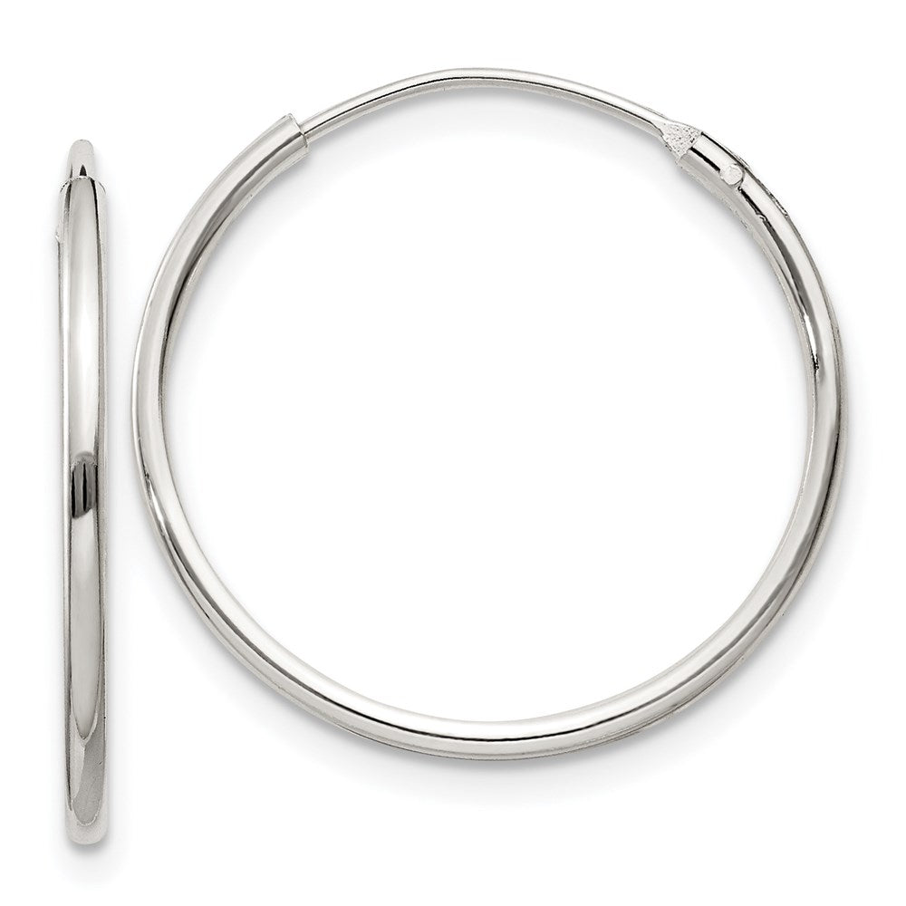 Sterlingsilber 1.3mm Creolen