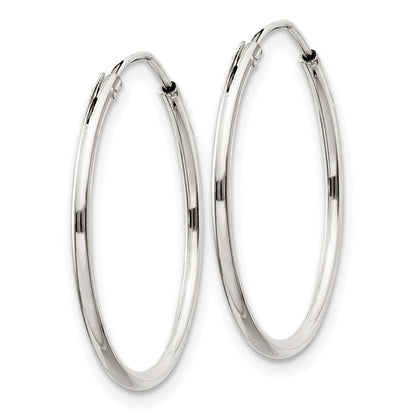 Sterlingsilber 1.3mm Creolen