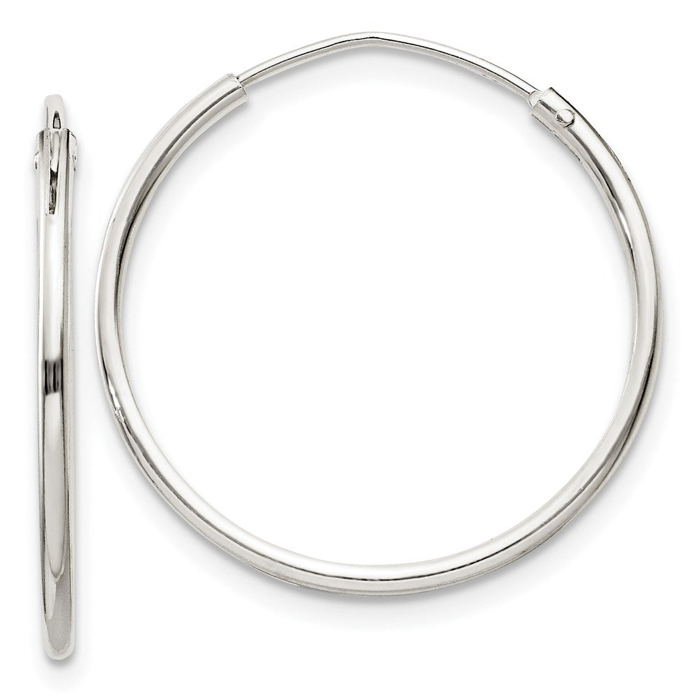 Sterlingsilber 1.3mm Creolen