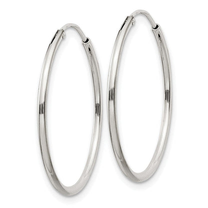 Sterlingsilber 1.3mm Creolen