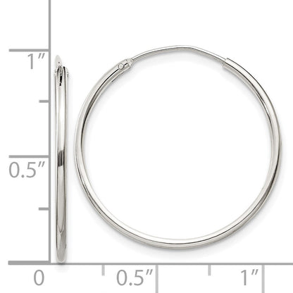 Sterlingsilber 1.3mm Creolen