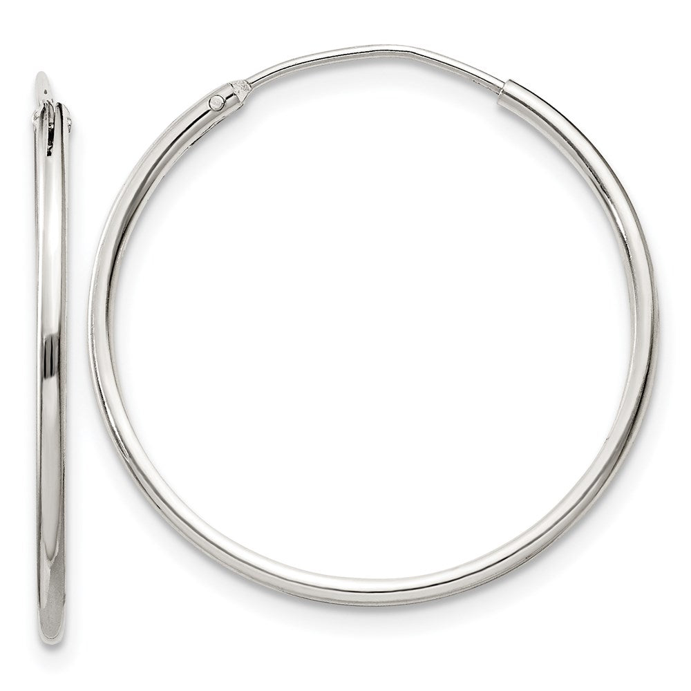 Sterlingsilber 1.3mm Creolen