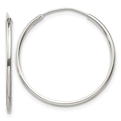 Sterlingsilber 1.3mm Creolen
