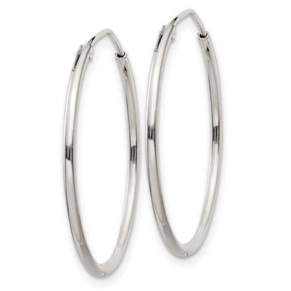 Sterlingsilber 1.3mm Creolen