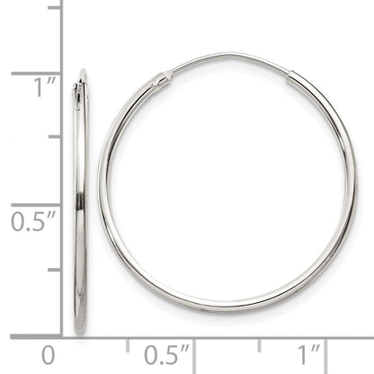 Sterlingsilber 1.3mm Creolen