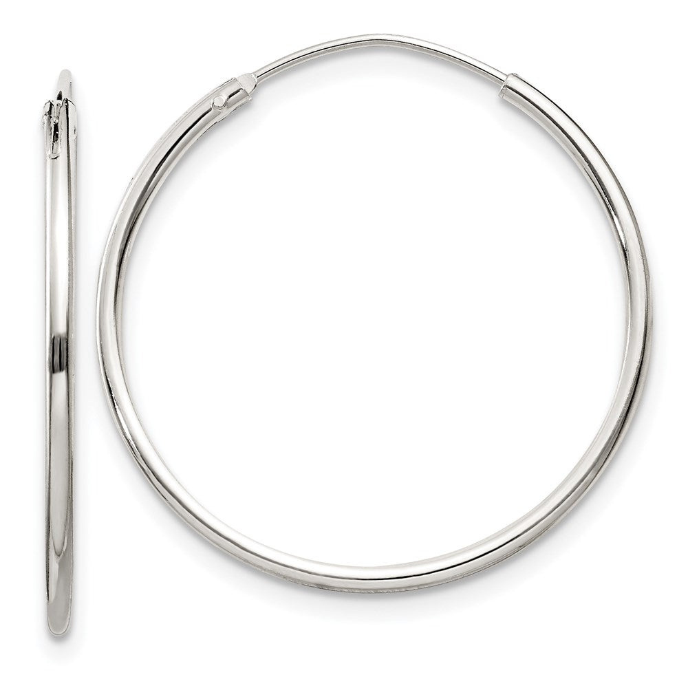 Sterlingsilber 1.3mm Creolen