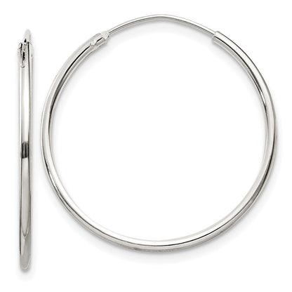 Sterlingsilber 1.3mm Creolen