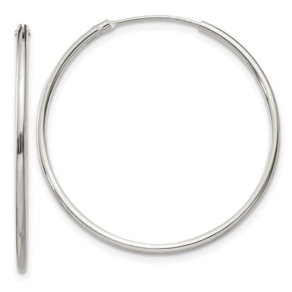 Sterlingsilber 1.3mm Creolen
