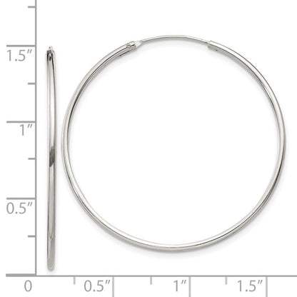 Sterlingsilber 1.3mm Creolen
