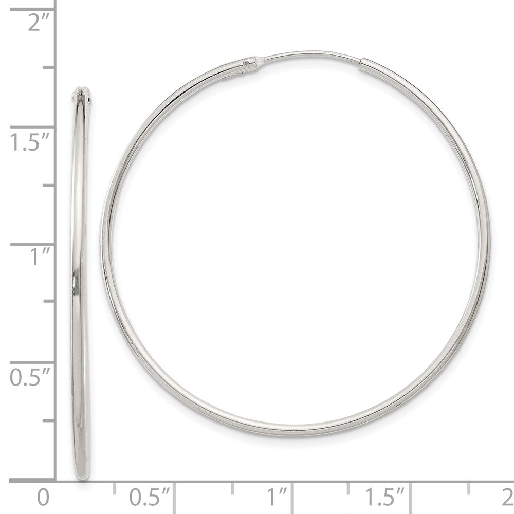 Sterlingsilber 1.3mm Creolen