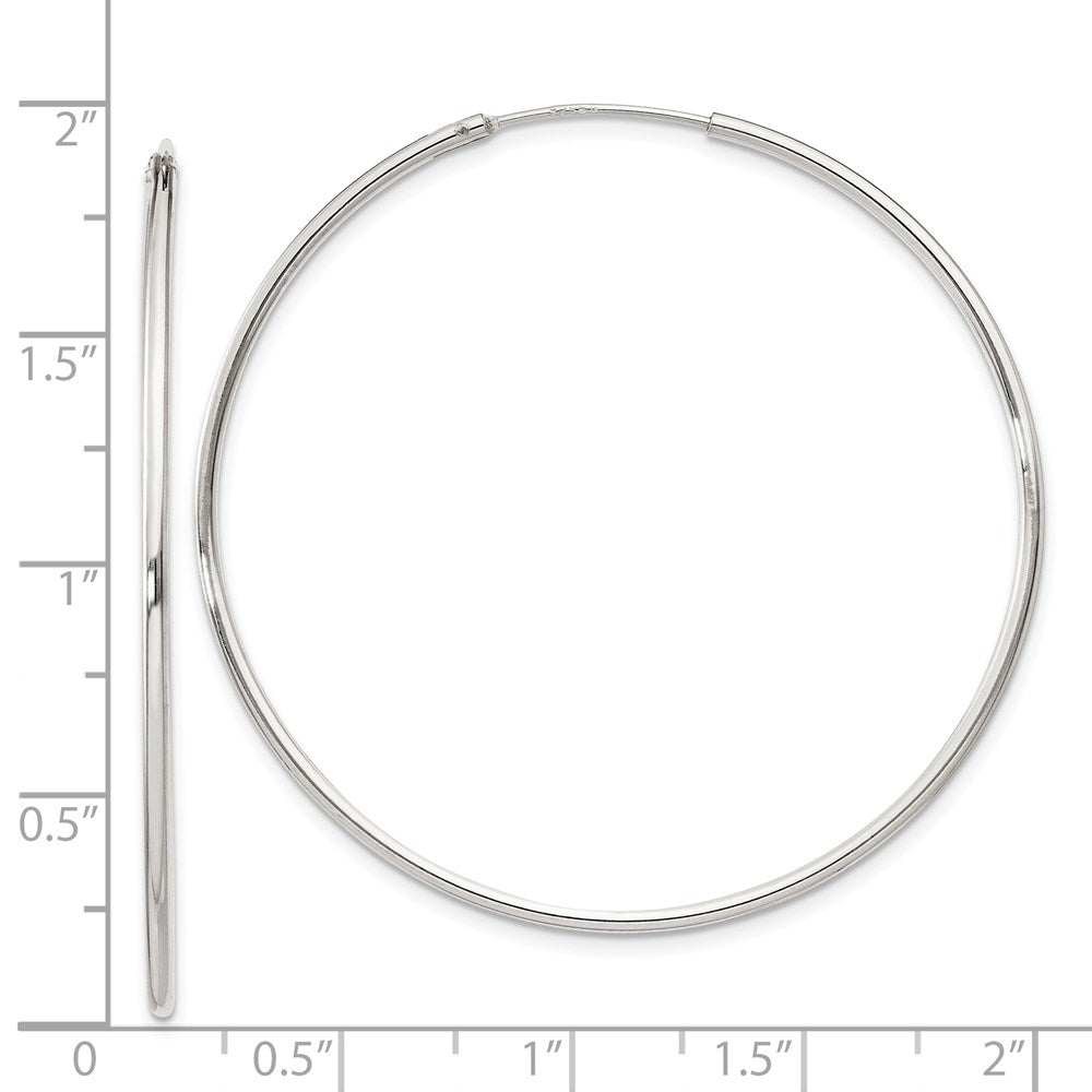 Sterlingsilber 1.3mm Creolen