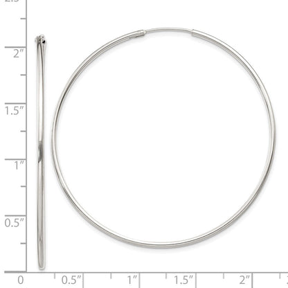 Sterlingsilber 1.3mm Creolen