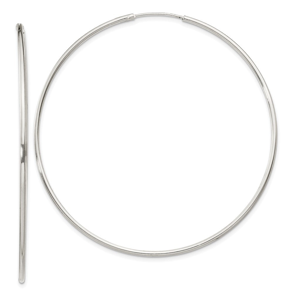 Sterlingsilber 1.3mm Creolen