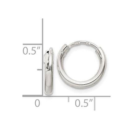 Sterlingsilber 2mm Creolen